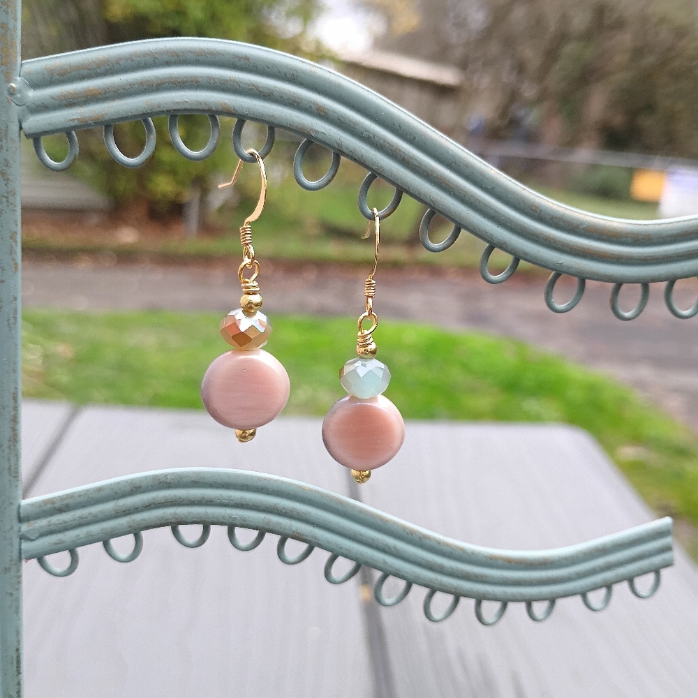 Czech Glass Beaded Earrings